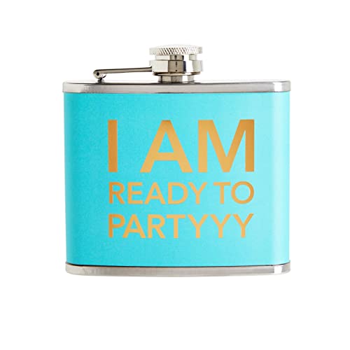 4-Pack Stainless Steel 5 Ounce Flask For Women In 4 Designs, Liquor Canteen For Girls Trip Gifts, Wedding, Bachelorette Party Favors, Bridesmaids (Yellow, Blue, Pink, Rose Red) #TOP5