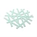 Produktbild 1 stück Matte Silikon Tischset Coaster Blume Design Küche Haushalt Hohl Auflauf Pad Anti-hot Matte Tischset Für Esstisch Große 21 cm Grün