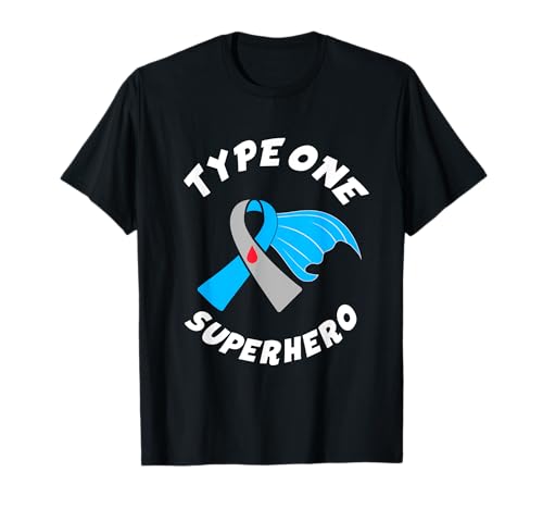 Type One Superhero Type 1 Diabetes Awareness T-Shirt