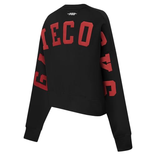 Womens College Wingspan Brushed Back French Terry Crewneck Sweatshirt4