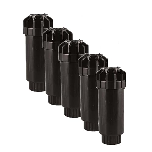 [Pack 5] Difusor Rain S020-2 con Boquilla difusor de riego 15A | Aspersor de riego pequeños Jardines | Aspersores emergente de riego con Alcance 4,2 m