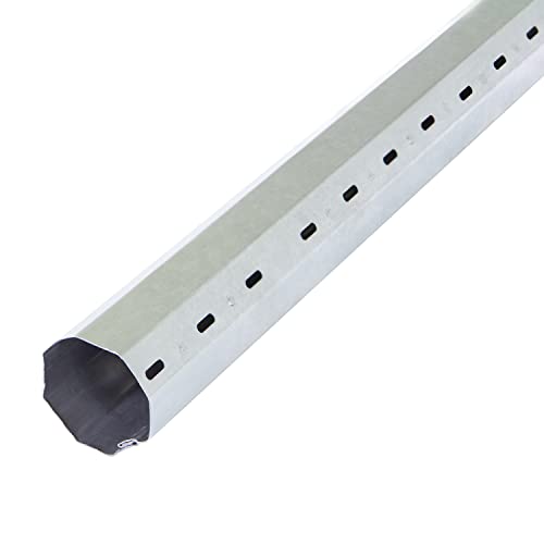 Amig - Eje Octogonal Metálico de Acero Galvanizado o Tubo de Eje para Persianas Enrrollables |...