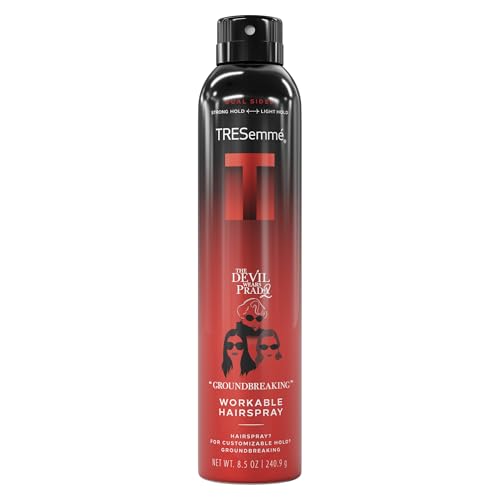 Image of TRESemme Groundbreaking Workable Hairspray, A-List Collection The Devil Wears P A-LIST Collection for Brushable + Customizable Hold, Developed Safe for All Hair Types, 8.5 Oz