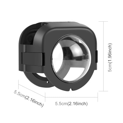 CERFFOOL 9H Lens Guard for Insta360 X4 Optical Tempered Glass Lens Protective Cover 98% Clarity Removable Waterproof Anti-Scratch for Action Camera Cap Accessories - Image 3