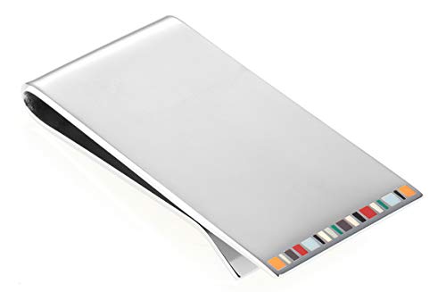 [ポールスミス] マネークリップ M1A MONE AFINER 92 マルチストライプ シルバー 銀/マルチ [並行輸入品]