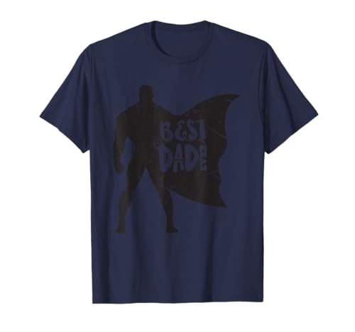 Best Dad ever Mejor Papa Regalo Día del Padre super-héroe Camiseta