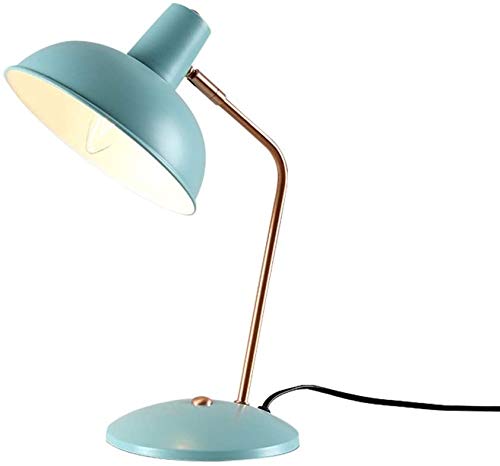 Lampe de table E14 en fer forgé bronze luminaire rétro chic