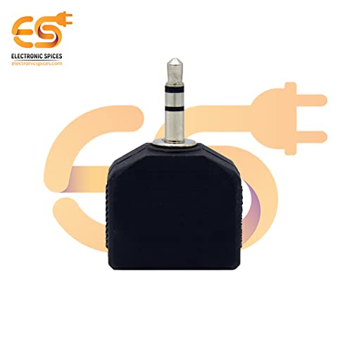 Image of Electronic Spices Single 3.5mm male to two 3.5mm female dual splitter interface audio connectors pack of 20pcs
