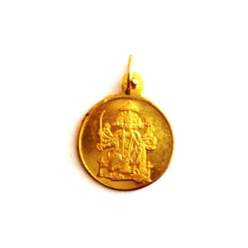 Pendentif protection accident de voiture Hanuman Kavach en Ashtadhatu contre le stress routier