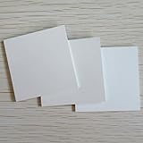 Boron Nitride Ceramic Square Sheet - BN ≥ 99% - Heat Sink Substrate Plate for Scientific Research - 1pc(5mmx50mmx50mm)