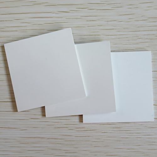 Boron Nitride Ceramic Square Sheet - BN ≥ 99% - Heat Sink Substrate Plate for Scientific Research - 1pc(5mmx50mmx50mm)