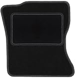 Wielganizator Tapis de Sol en Velours pour Jaguar XF X260 Berline Break (2016) Noir