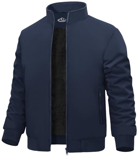 Occasioni d'uso: La giubbino uomo è suitable per attività ricreative quotidiane, lavoro e attività all'aperto (come baseball, moto, feste, ecc.). È un regalo ideale per mariti, padri e figli per compleanni, Natale e Festa del Papà.