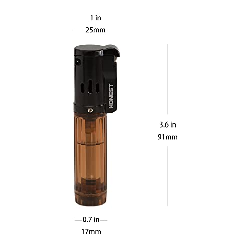 Encendedor antorcha recargable con llama simple miniatura 6