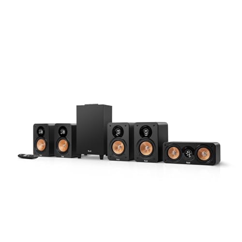 Teufel Ultima 20 Concept Système Home Cinéma 5.1 Surround, Ensemble Complet avec Récepteur AV Intégré, Bluetooth, Dolby Audio, Fonction Carte Son USB-C,...