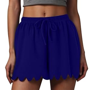 Generisch Damen Chino Kompressionsshorts Blau