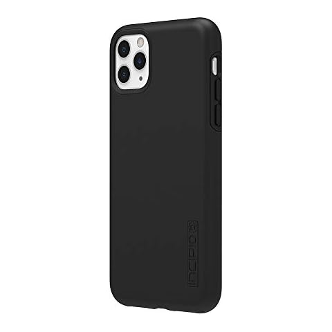 Incipio DualPro Dual Layer Case for Apple iPhone 11 Pro Max with Flexible Shock-Absorbing Drop-Protection - Black Cover