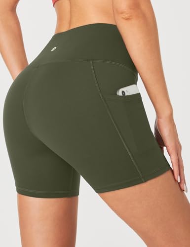 Image of Heathyoga Yoga Pants with Pockets Extra Soft Leggings with Pockets for Women Non See-Through High Waist Workout Leggings