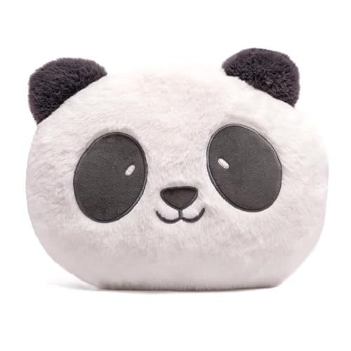 Image of Panda Face Pillow 30 cm Soft Plush Cushion Toy for Kids & Adults | Cute Panda Stuffed Pillow for Sofa, Bed & Gift | Ultra Soft Decorative Throw Cushion