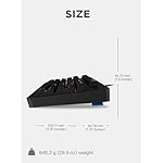 Lenovo Legion K310 RGB Wired Gaming Keyboard - Ultra-Fast Reaction Time with Tactile Keys, Quiet Key Membrane Switches, Silent Operation, RGB Illumination - Water Resistant & Compact Design - Image 4