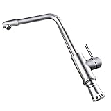 waschtischmischer citypro ◆ ECHTES MATERIAL: Edelstahl 304, kein Geruch, keine schädlichen Metalle, filtern Verunreinigungen und sorgen für gesundes Trinkwasser. Robust und langlebig.