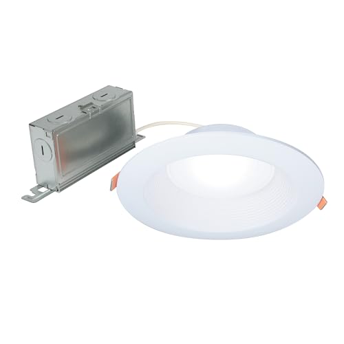 HALO LT 6 in Canless LED Recessed Indoor/Outdoor Dimmable Ceiling Downlight, Wet Location Rated, Selectable Color Temperature, 2700K-5000K, 750 Lumens, Wet Location - LTC608FS5B