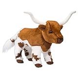 Douglas Fitzgerald Texas Longhorn Bull Plush Stuffed Animal | 11 inch Long