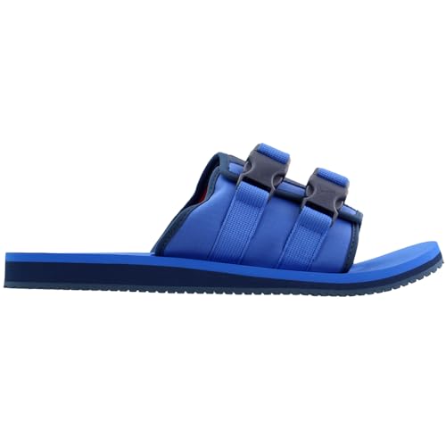 PUMA Mens Wilo Lux Nylon Slide Casual Sandals Casual - Blue