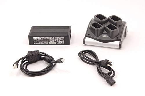 Symbol Motorola SAC9000-4000R 4-Slot Battery Charger Kit - Includes Charger, Power Supply, DC Line Cord and AC Line Cord (Renewed)
