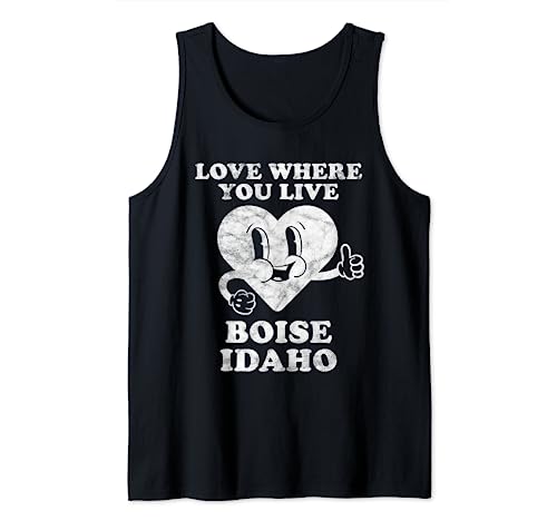 Retro Vintage Boise Idaho Lover Tank Top