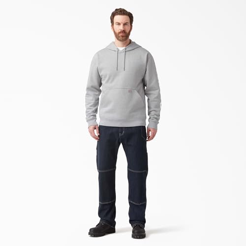 Dickies Men's Wordmark DWR Pullover Fleece, HEATHER GRAY, XT - image 4