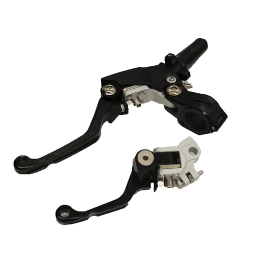 Poignée d'embrayage et de frein repliable noire pour moto CRF YZF KLX