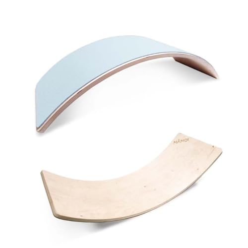 MAMOI® Planche equilibre pour enfant, Balance board, Planches d'équilibre, Jeu équilibre de proprioception en bois, Jeux motricité 1 an 2/