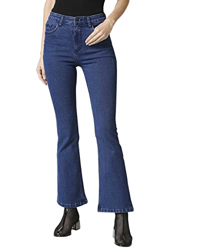 HIGH STAR Women’s Regular Jeans (WDFPRBC745_30_Blue-1 HIGH STAR Women’s Regular Jeans (WDFPRBC745_30_Blue-1