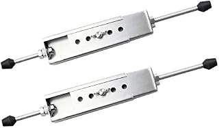 POPMOON Adjustable Window Security Bar a Pair of Security Window Lock Wedge Extends
