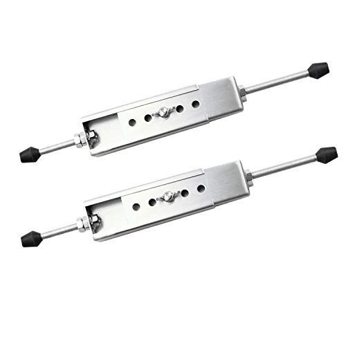 POPMOON Adjustable Window Security Bar a Pair of Security Window Lock Wedge Extends