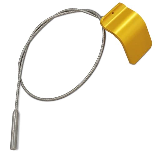 Billet Engine Oil Dipstick Fit for K24 K-Series Hybrid Honda Acura Civic Accord CRV (Yellow)