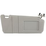 SCITOO Right Passenger Side Gray Sun Visor Assembly fit for 2006 2007 2008 2009 2010 2011 for Toyota for Camry Without Sunroof(74310-06750-B0)