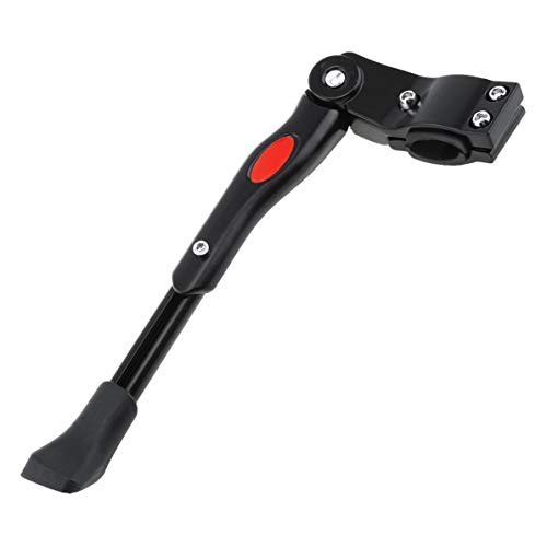 Lertree Bicycle Kickstand Aluminum Alloy Kickstand Adjustable Bike Side Stand Cycling Accessories (Black) #TOP3