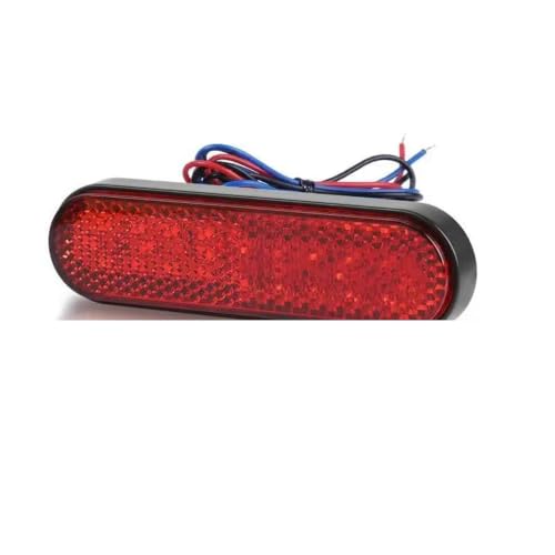 Feu arriere universel 12V rouge IP67 HRTLSS pour moto et camion