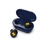 NCAA Michigan Wolverines True Wireless Earbuds, Team Color
