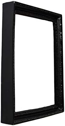 Dolls House Modern Empty Black Picture Frame Large 1:12 Miniature Accessory image 4