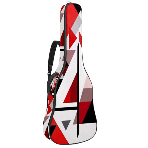 Grand étui guitare acoustique imperméable 101,6 cm multicolore avec poches