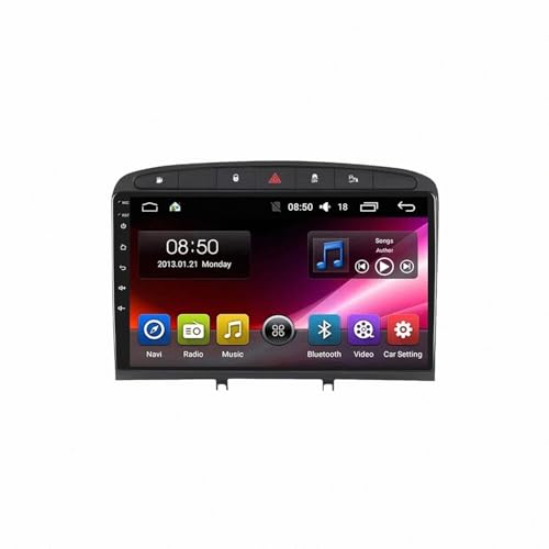 Radio Coche 2 DIN Bluetooth Peugeot 408 Airplay Enlace Espejo Pantalla 32G