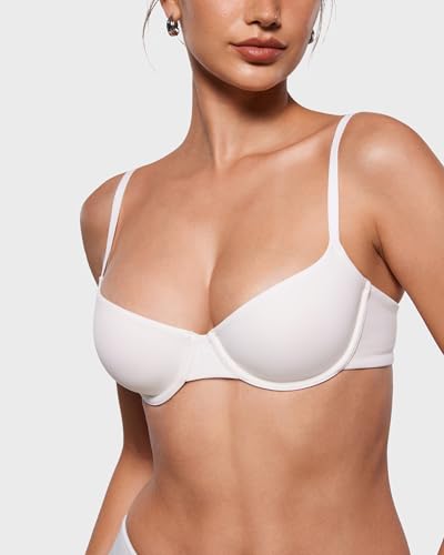 Image of INLYRIC Women's Unlined Balconette Bra Demi Underwire