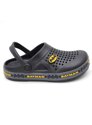 Image of SVAAR Batman Men's Mysterious Clogs with Authentic Batman Charms and Adjustable Back Strap