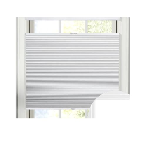 estores enrollables opacos Persianas enrollables Opacas, sin Taladro, Herramientas, persianas Plisadas, inalámbricas(White,60x180cm)