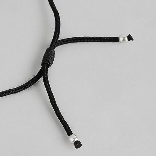 925 Sterling Silver Modest Floral Rhodium Anklet Hypoallergenic