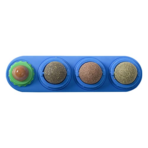 Catnip bola de gato | Brinquedos giratórios de bolas de catnip para gatos - Brinquedos de mastigação