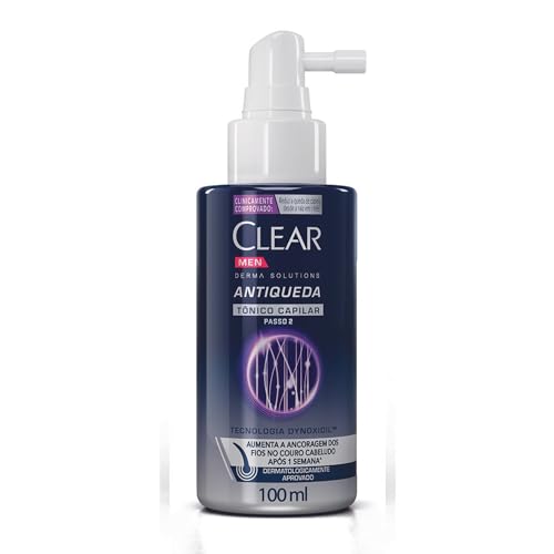 Clear Tônico Capilar Antiqueda Men Derma Solutions Spray 100Ml